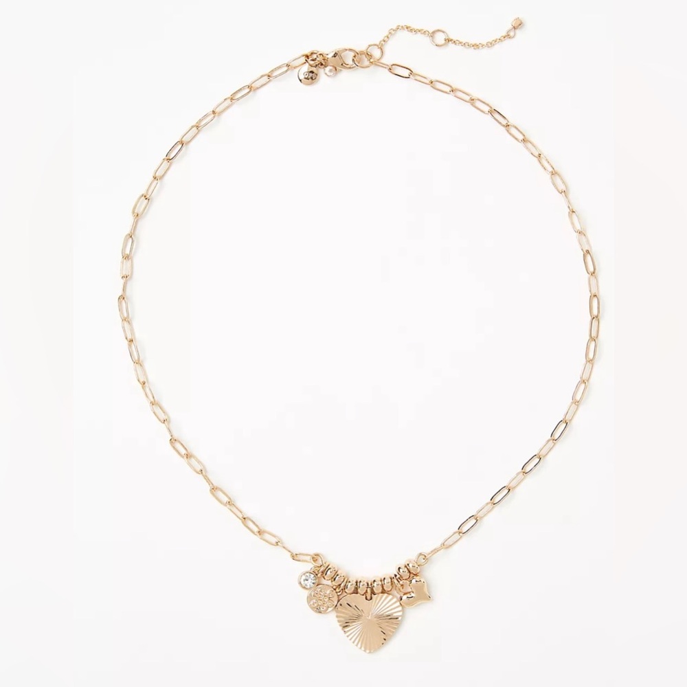 Elegant Gold Charm Necklace